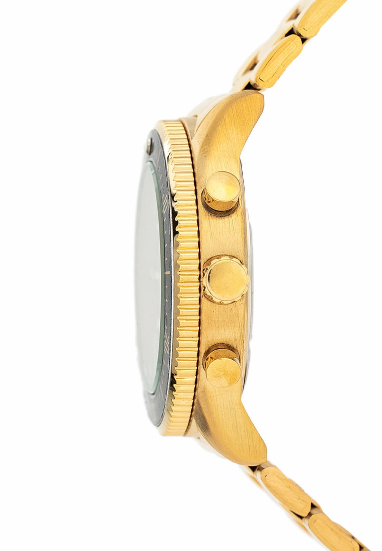 Valentino 20122426-GOLD - BLUE DIAL Stainless Steel Strap Analog Watch for Men