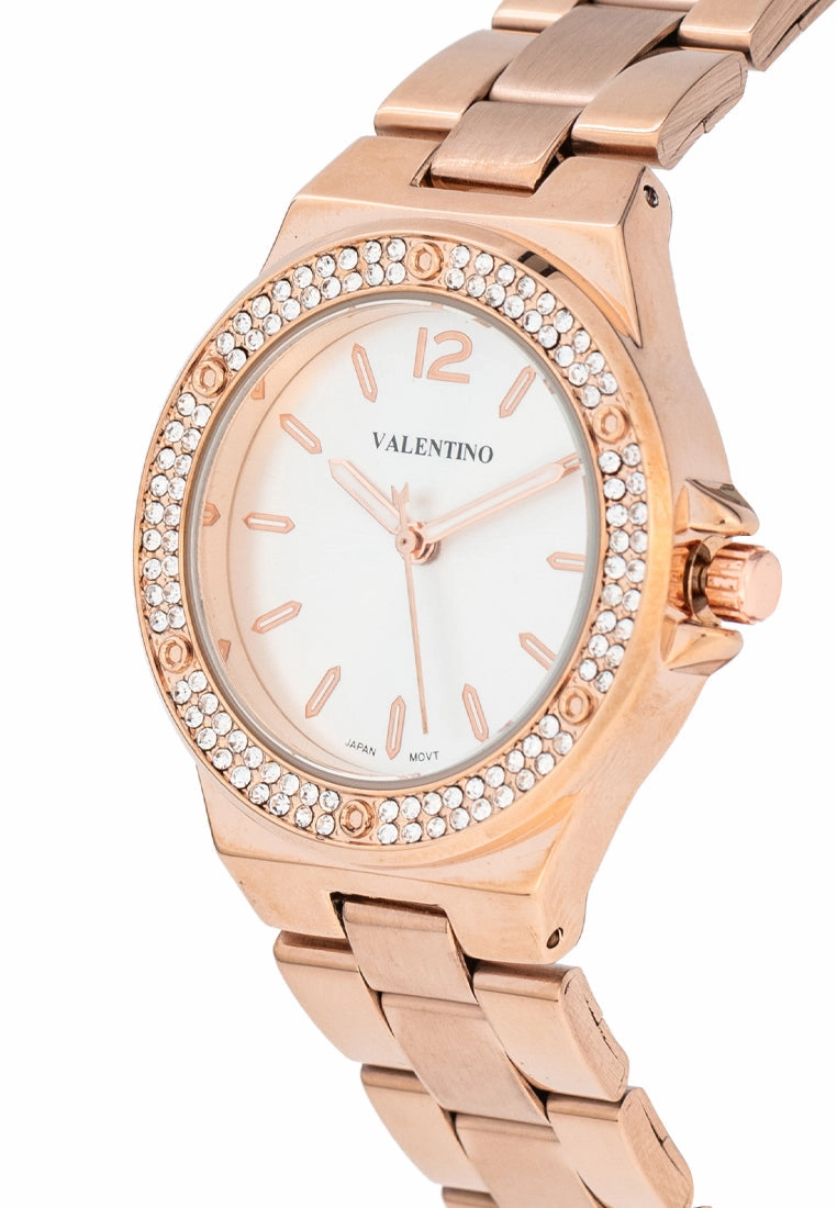 Valentino 20122434-SILVER DIAL Stainless Steel Strap Analog Watch for Women