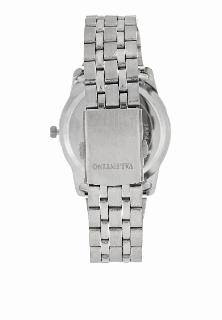 Valentino 20122438-WHITE DIAL Stainless Steel Strap Analog Watch for Men