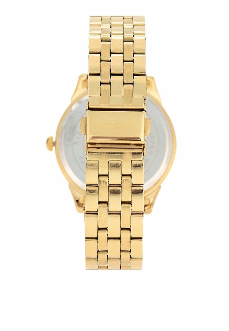 Valentino 20122439-GOLD DIAL Stainless Steel Strap Analog Watch for Men