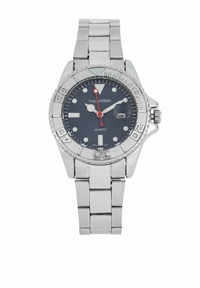 Valentino 20122466-BLUE DIAL Stainless Steel Strap Analog Watch for Women