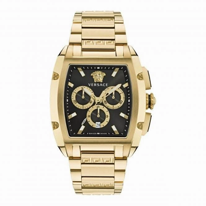 Versace Gents Dominus Gold-Tone Watch VE6H00523
