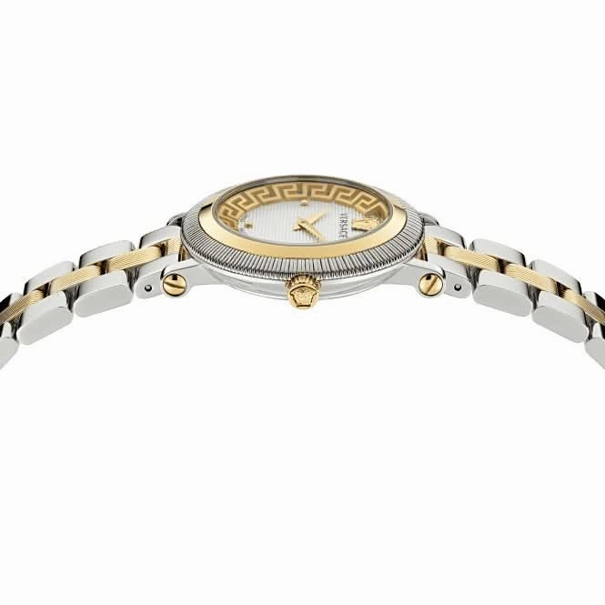 Versace Ladies Coin Edge Stainless Steel Watch VE7F00423