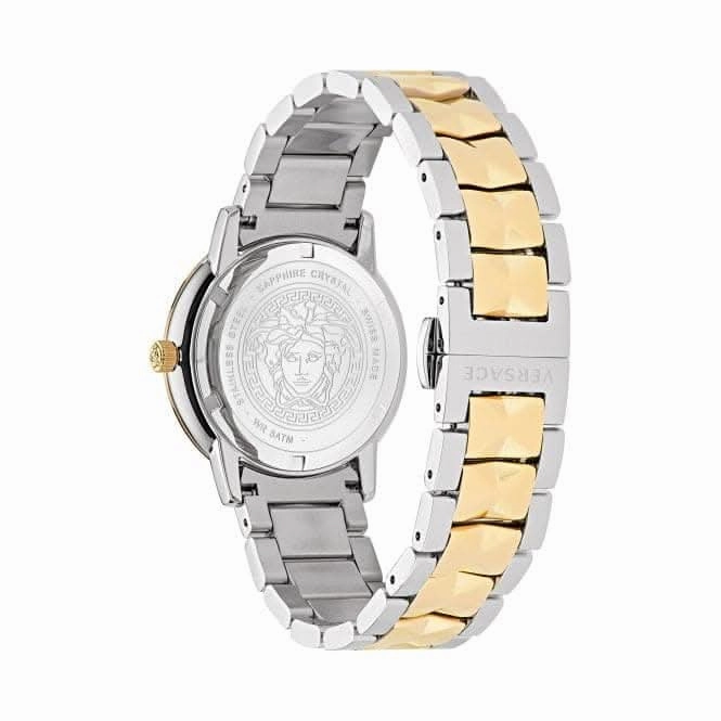 Versace Ladies V-Tribute Stainless Steel White-Silver Watch VE2P00422