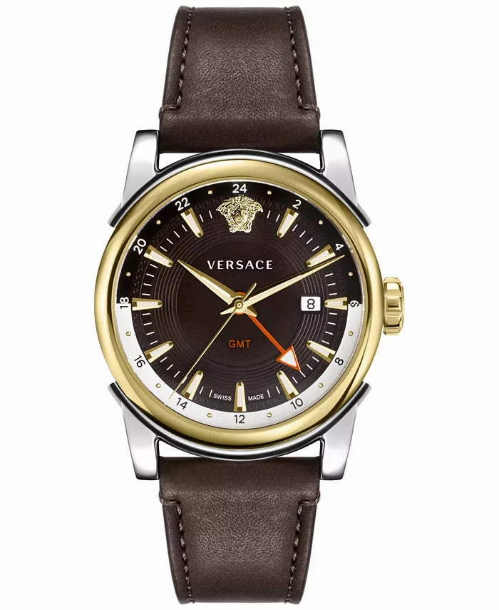 Versace Men's GMT Vintage 42mm Quartz Watch