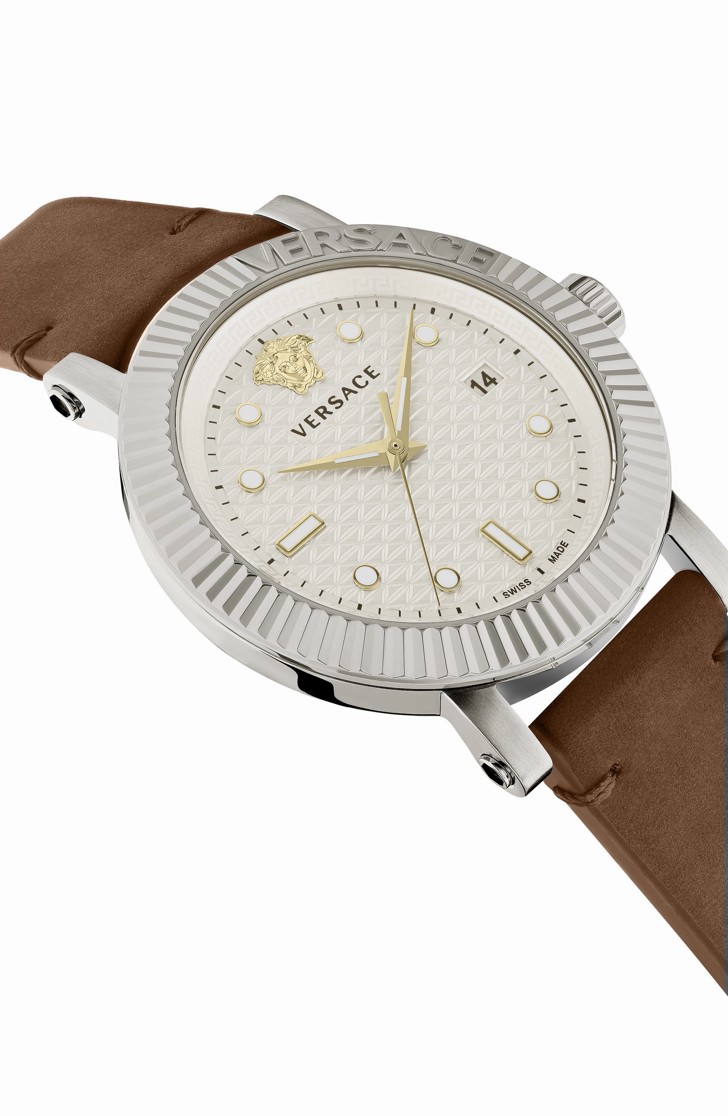 Versace Men's V-Classic 42mm Quartz Watch VESR00122