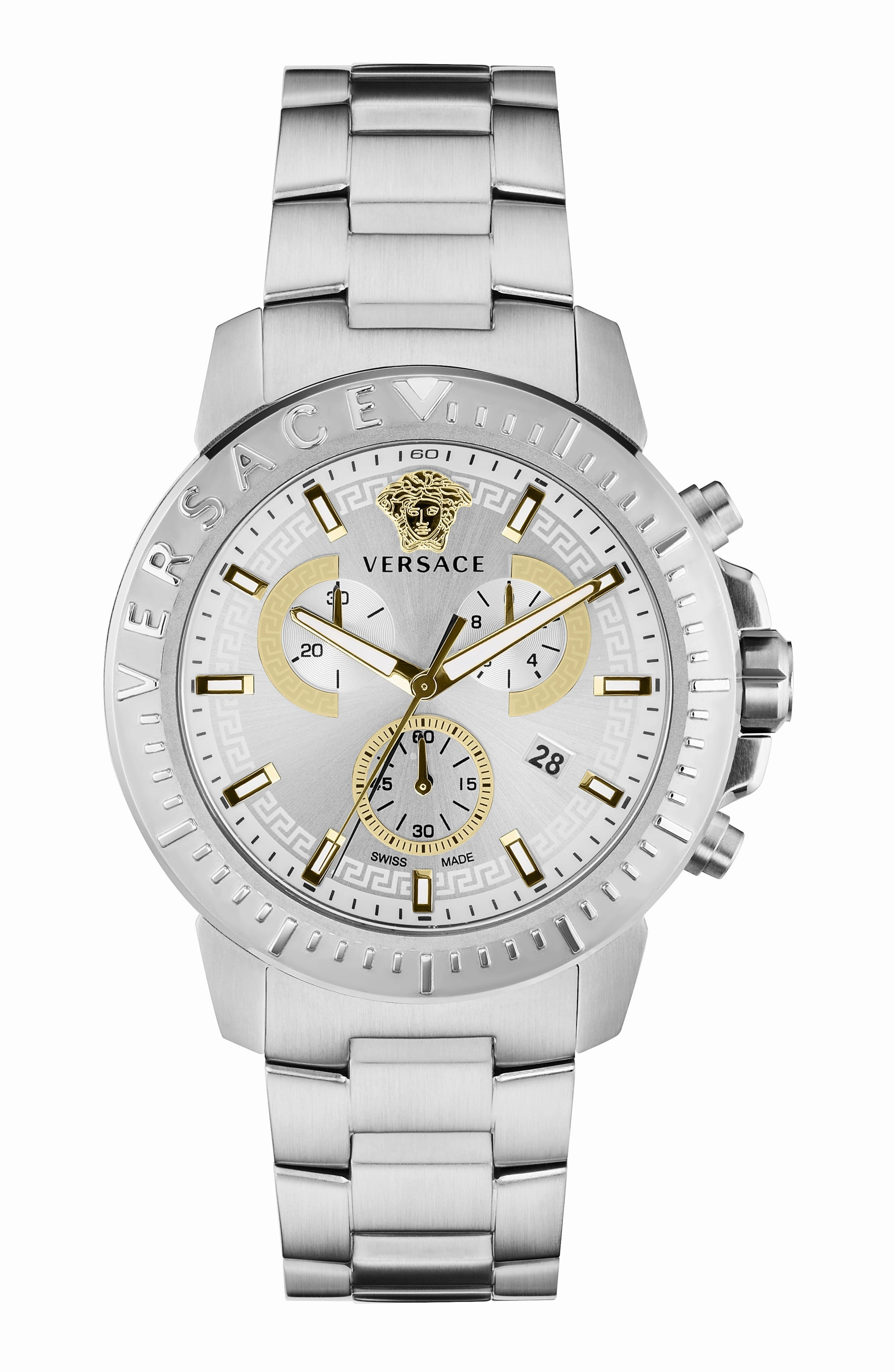 Versace Men's VE2E00321 New Chrono 45mm Quartz Watch
