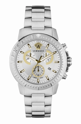 Versace Men's VE2E00321 New Chrono 45mm Quartz Watch