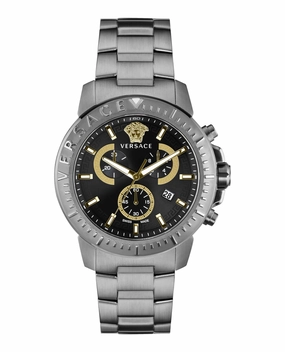 Versace Men's VE2E00621 New Chrono 45mm Quartz Watch