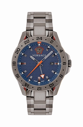 Versace Men's VE2W00422 Sport Tech GMT 45mm Quartz Watch
