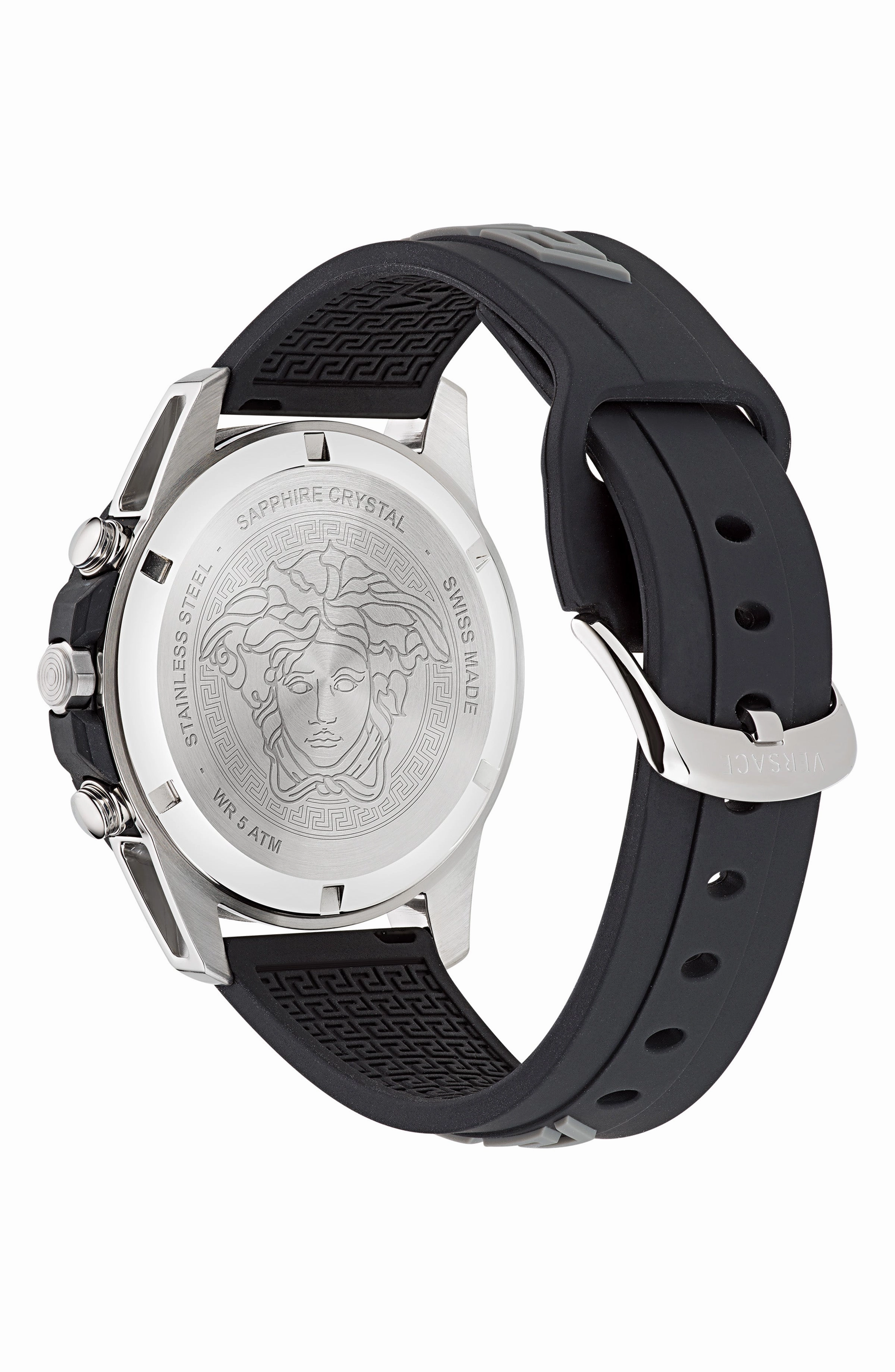 Versace Men's VE3J00222 Greca Action Chrono 45mm Quartz Watch