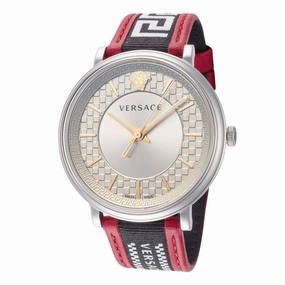 Versace Men's VE5A01421 V-Circle 42mm Quartz Watch