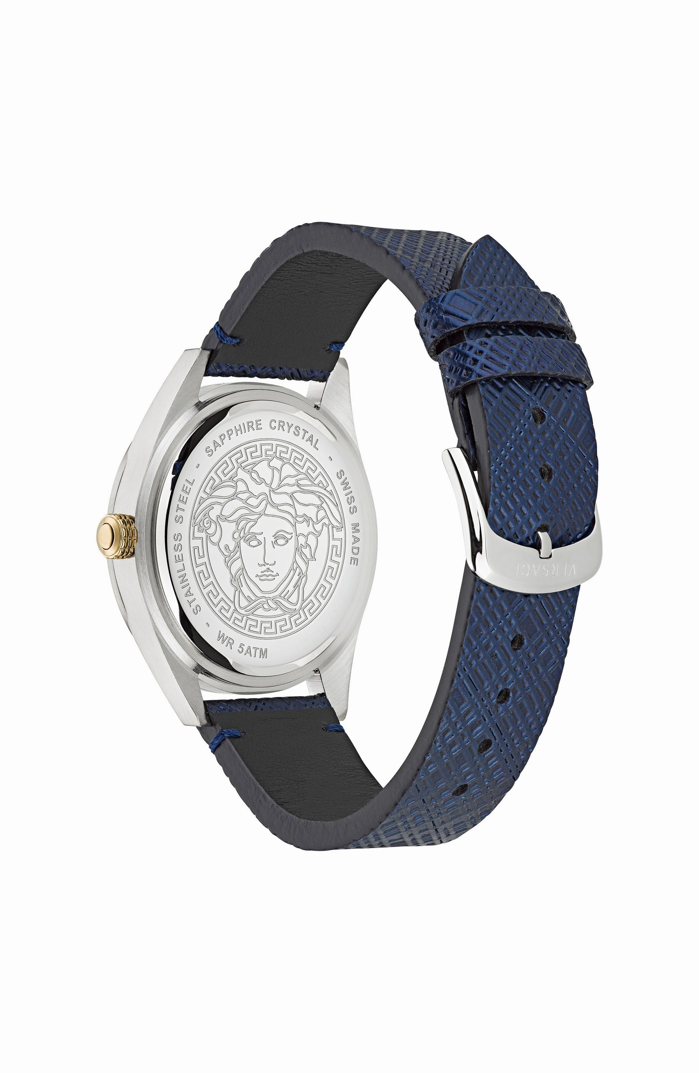 Versace Men's VE6A00123 V-Code 42mm Quartz Watch