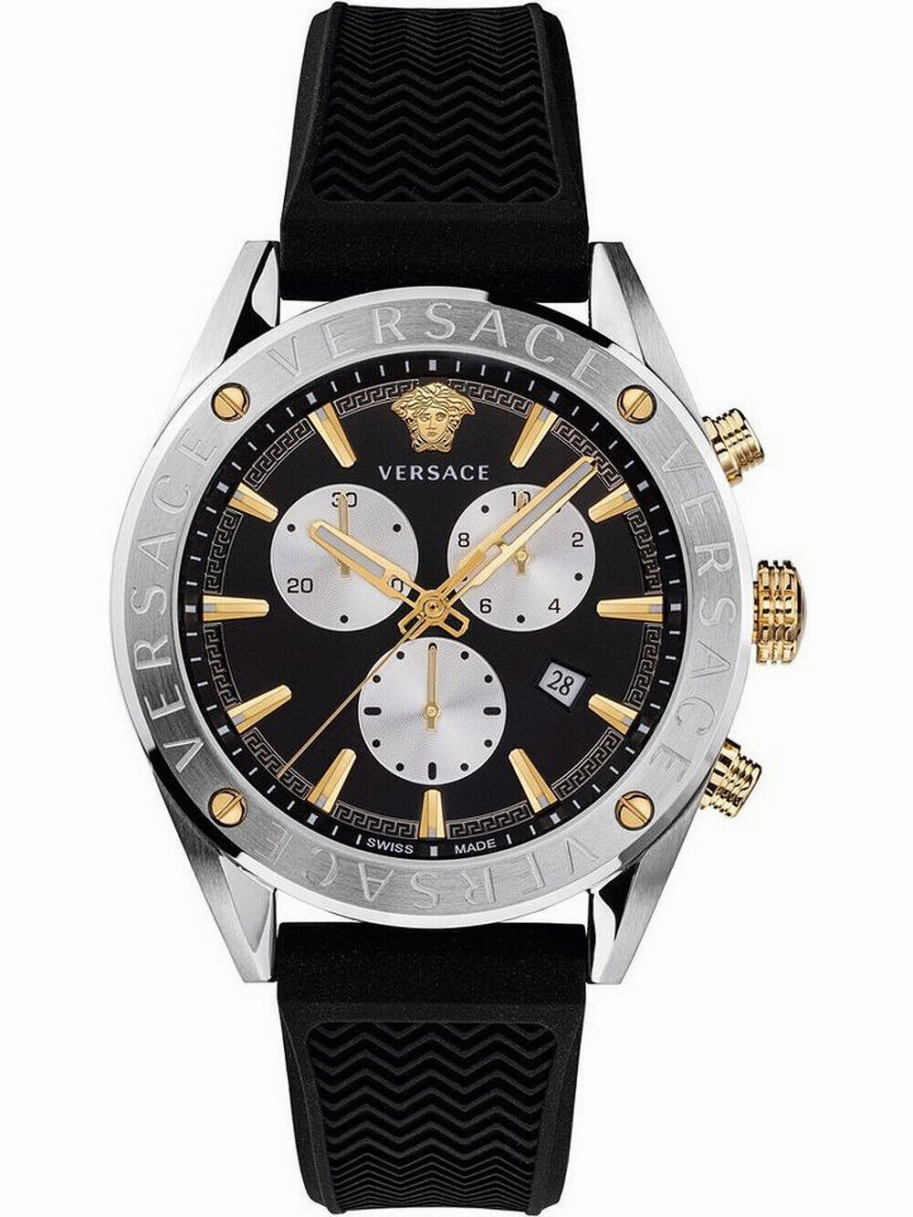 Versace Men's VEHB00119 V-Chrono 44mm Quartz Watch