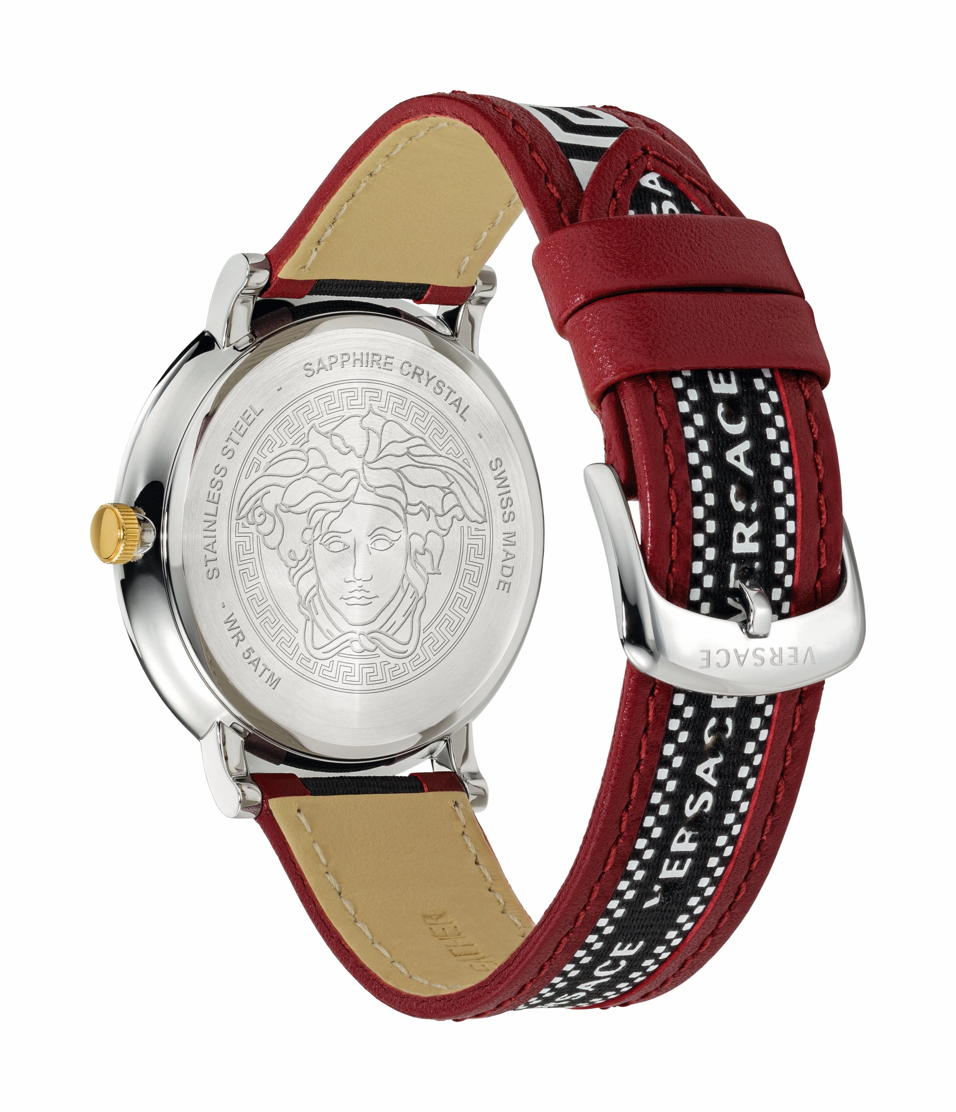 Versace Men's Versace V-Circle 42mm Quartz Watch VEBQ01319