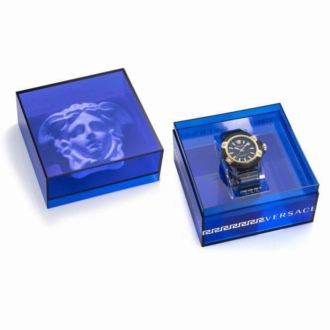 Versace Unisex Icon Active Indiglo Black Watch VE6E00123