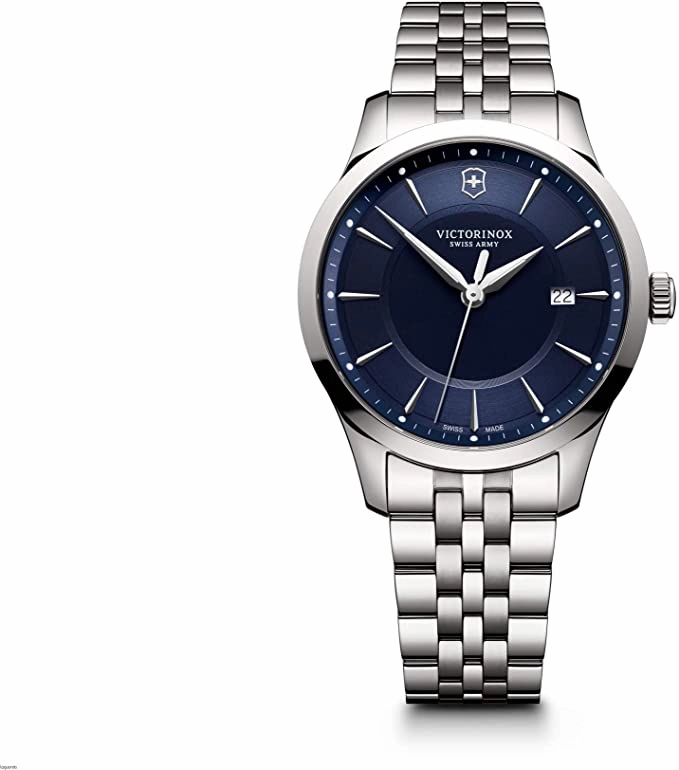 Victorinox Alliance Silver Stainless Steel Strap & Blue Dial Men's Watch 241802