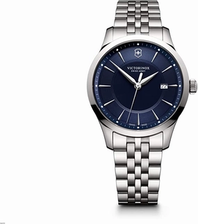 Victorinox Alliance Silver Stainless Steel Strap & Blue Dial Men's Watch 241802