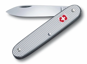 Victorinox Swiss Army 1 Alox Silver Medium Pocket Knife with Large Blade 0.8000.26