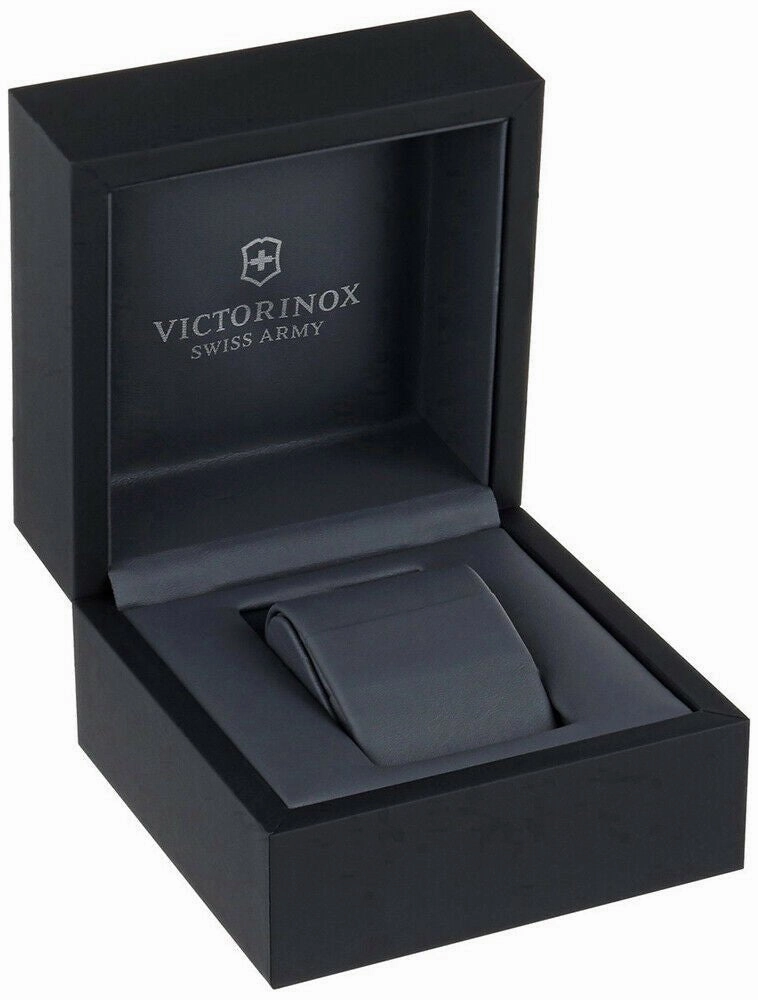 Victorinox Swiss Army Chrono Classic Steel Silver Chronograph Dial Tachymeter Scale Date Men's Watch 241121