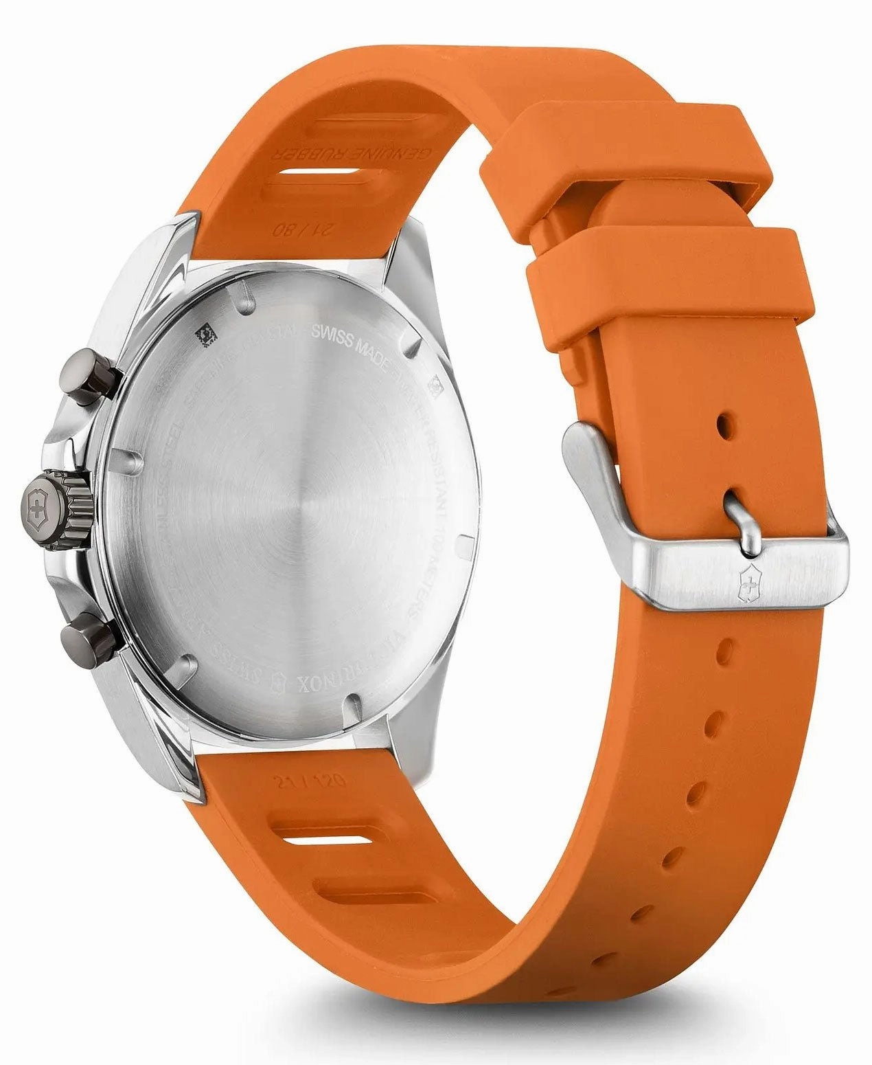 Victorinox Swiss Army FieldForce Sport Chronograph Stainless Steel Mens Strap Watch Calendar 241893