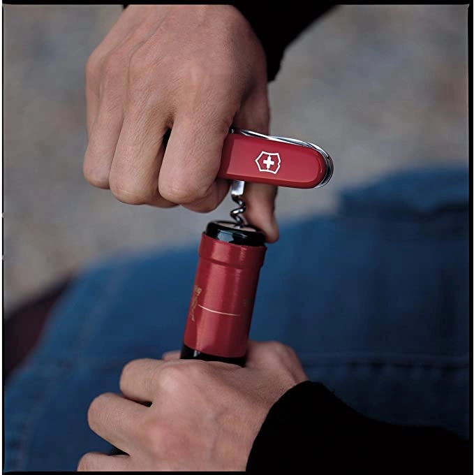 Victorinox Swiss Army Huntsman Pocket Knife, OS, Red/Medium Red