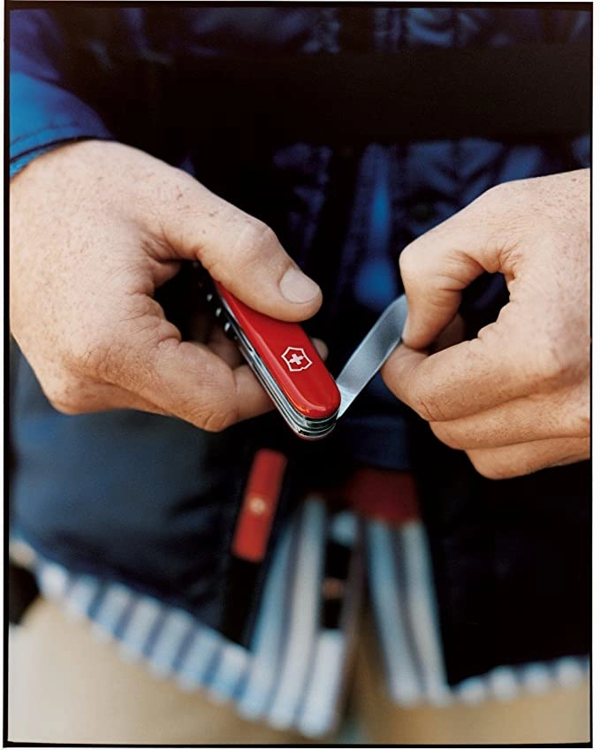 Victorinox Swiss Army Huntsman Pocket Knife, OS, Red/Medium Red