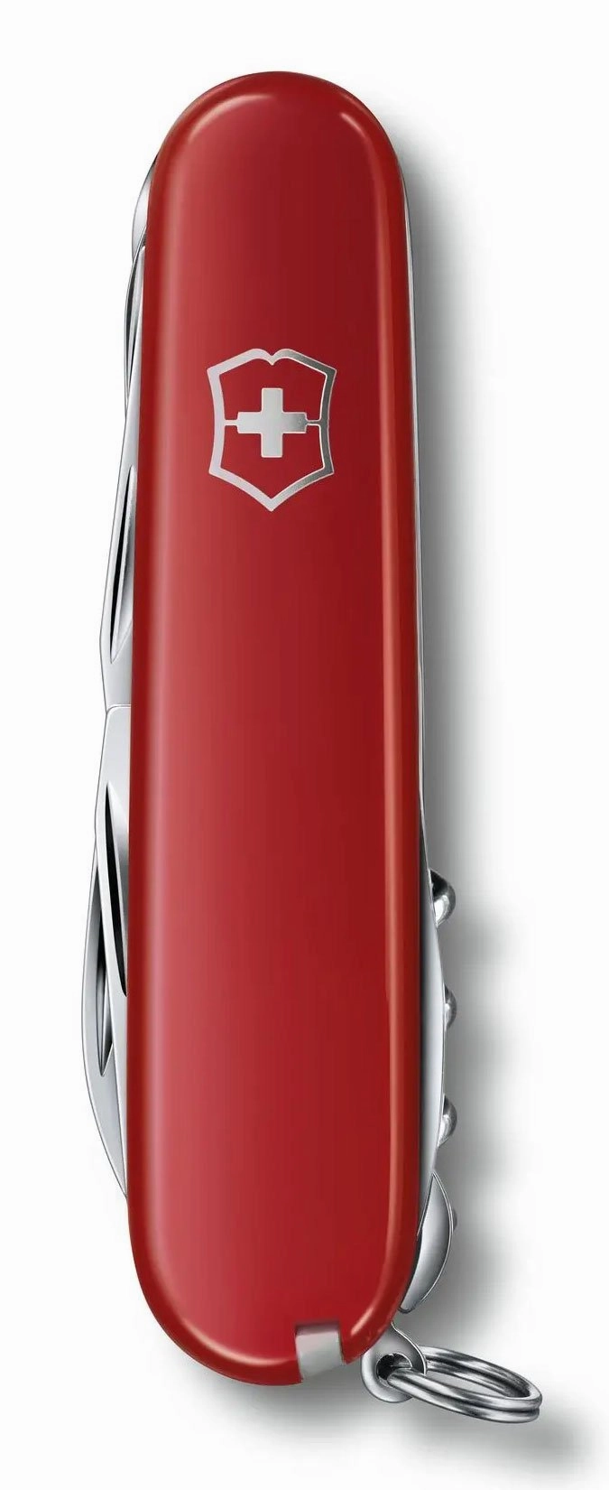 Victorinox Swiss Army Huntsman Red Medium Pocket Knife with 15 Functions 1.3713