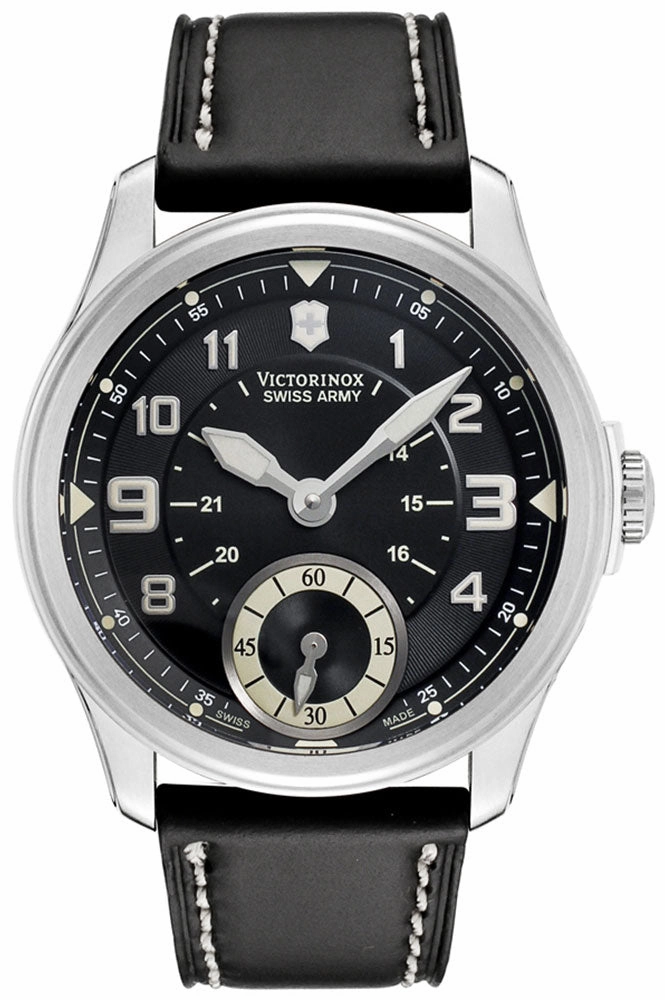 Victorinox Swiss Army Infantry Vintage Small Second Mecha Manual Wind Mens Strap Watch 241377