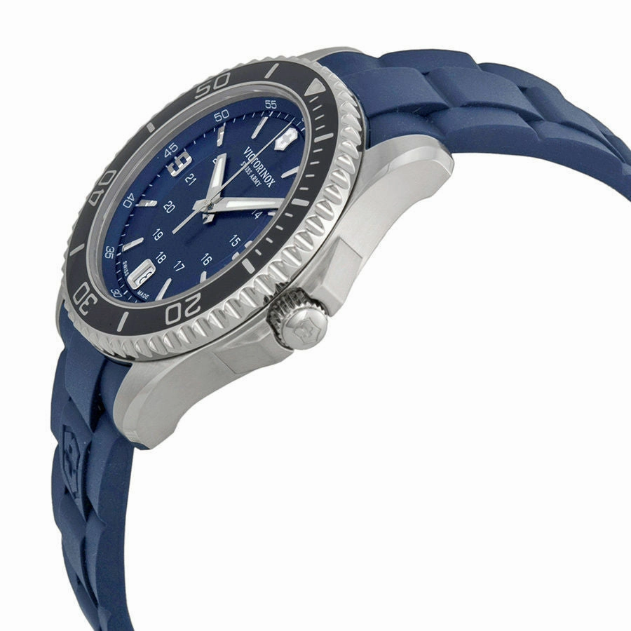 Victorinox Swiss Army Maverick Gs Blue Dial Blue Rubber Womens Watch