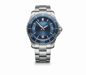 Victorinox Swiss Army Maverick Mechanical Blue Dial Mens Watch