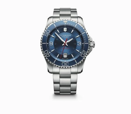 Victorinox Swiss Army Maverick Mechanical Blue Dial Mens Watch