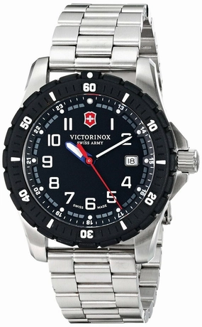Victorinox Swiss Army Maverick Sport Black Dial Stainless Steel Mens Watch