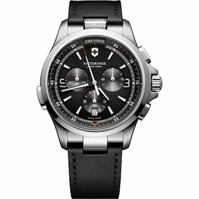 Victorinox Swiss Army Men's Chronograph Watch - Night Vision Black Strap | 241785