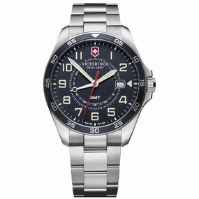 Victorinox Swiss Army Men's Watch - FieldForce GMT Blue Dial Steel Bracelet | 241896