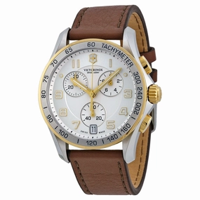 Victorinox Swiss Army Mens 241510 Silver Dial Chronograph Watch
