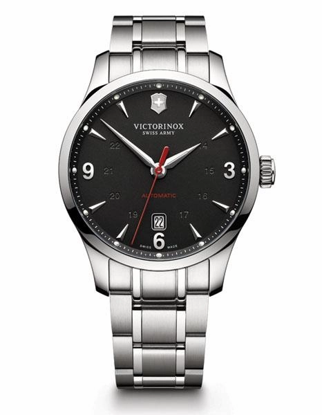 Victorinox Swiss Army Mens Alliance Watch - Black Dial - Bracelet - Date
