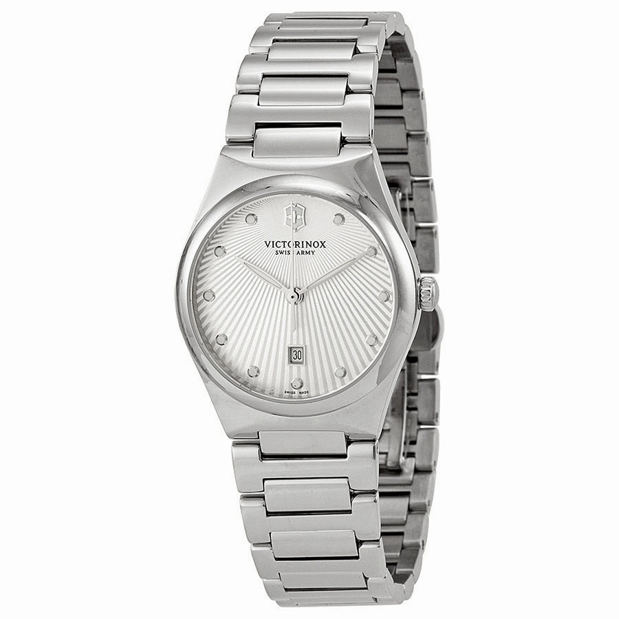 Victorinox Swiss Army Victoria Silver Dial Stainless Steel Ladies Watch