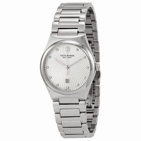 Victorinox Swiss Army Victoria Silver Dial Stainless Steel Ladies Watch