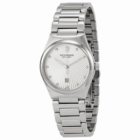 Victorinox Swiss Army Victoria Silver Dial Stainless Steel Ladies Watch