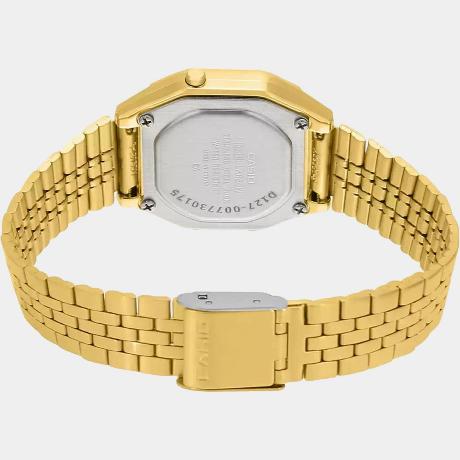 Vintage Unisex Digital Stainless Steel Watch D127 - LA680WGA-9BDF
