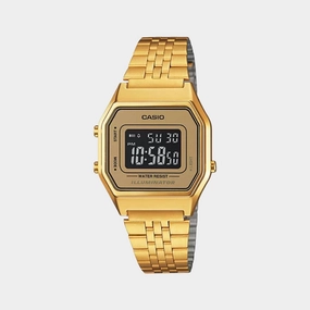 Vintage Unisex Digital Stainless Steel Watch D127 - LA680WGA-9BDF