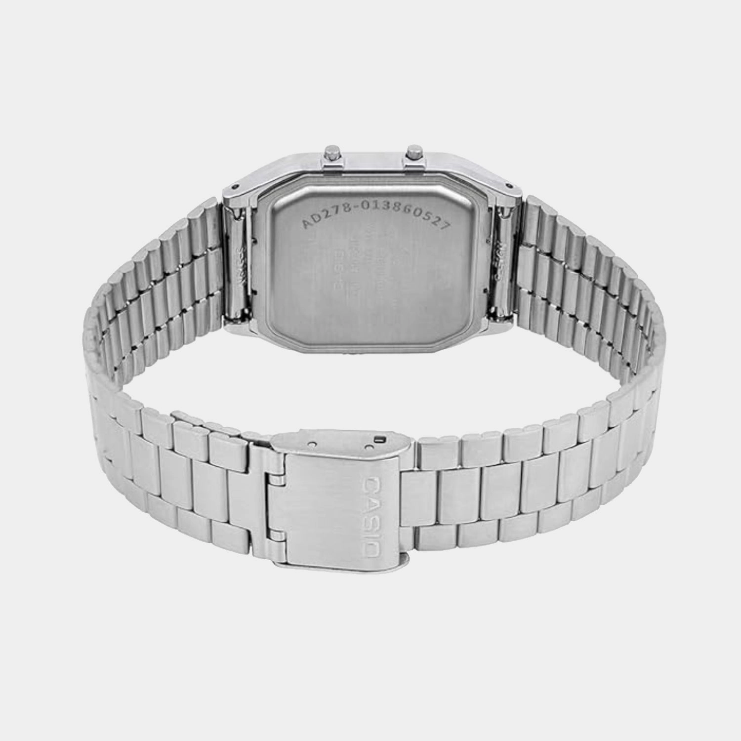 Vintage Unisex Quartz Green Dial Analog-Digital Stainless Steel Watch AQ-230A-3AMQYDF - AD278