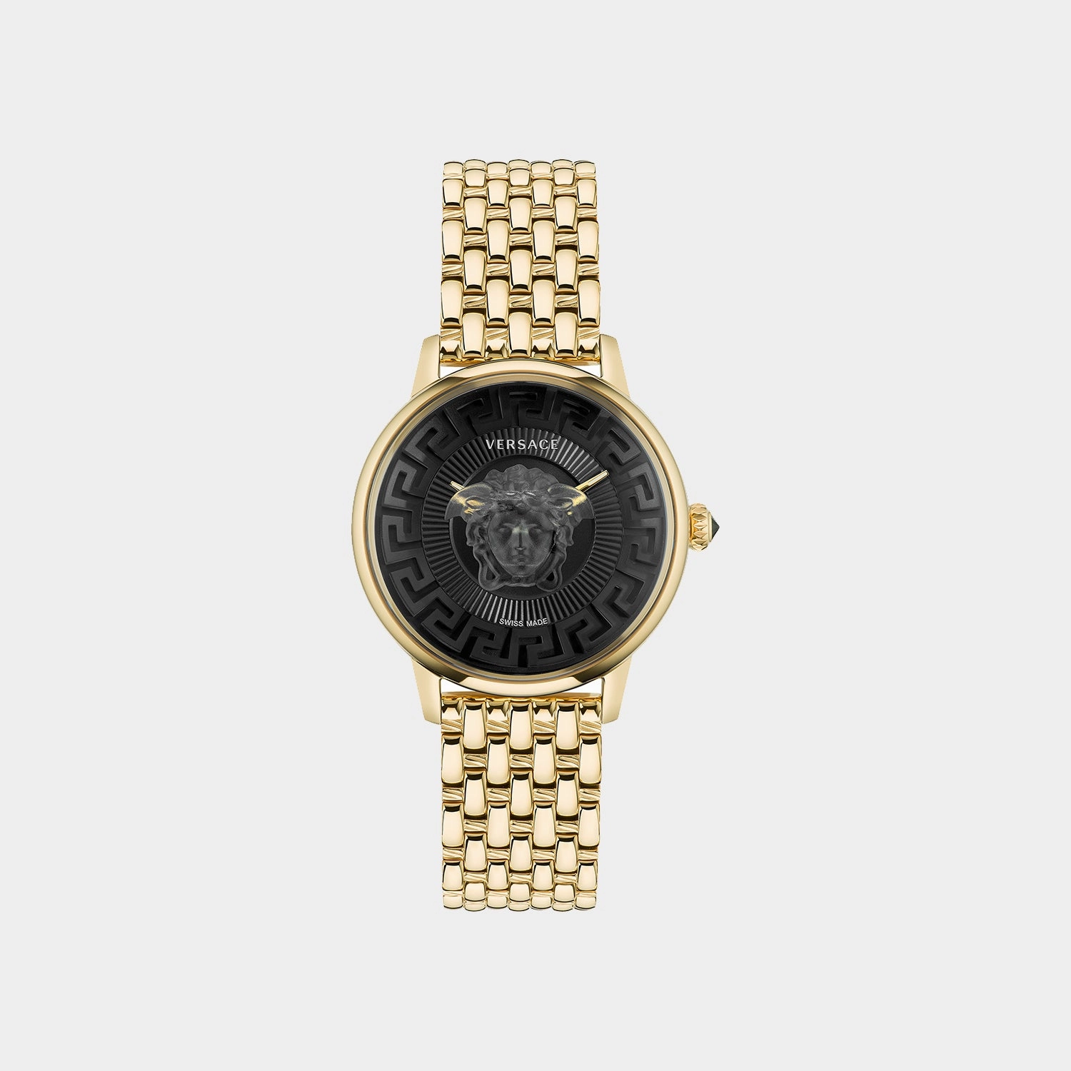 Women Black Analog Stainless Steel Watch VE6F00523