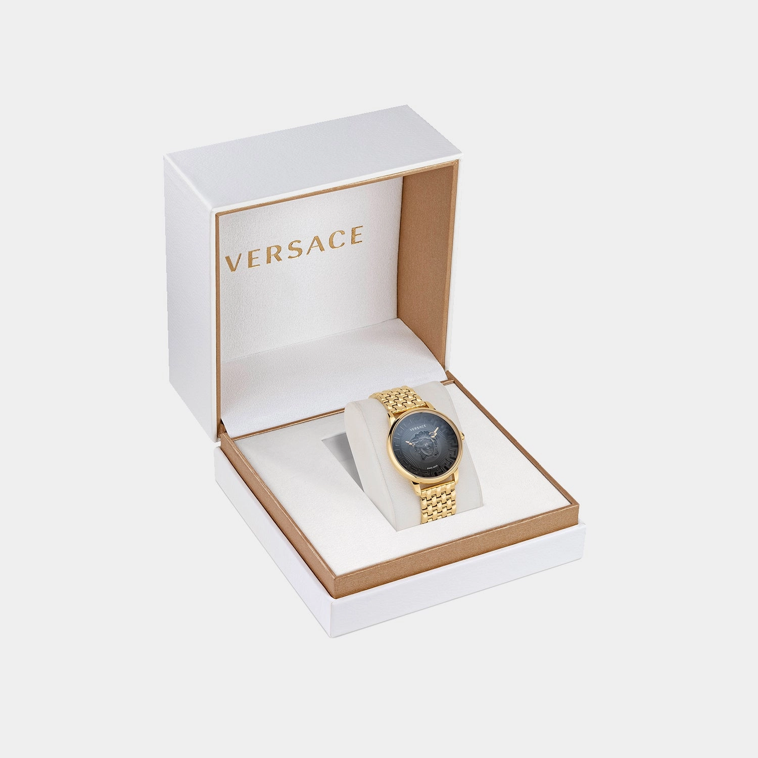 Women Black Analog Stainless Steel Watch VE6F00523