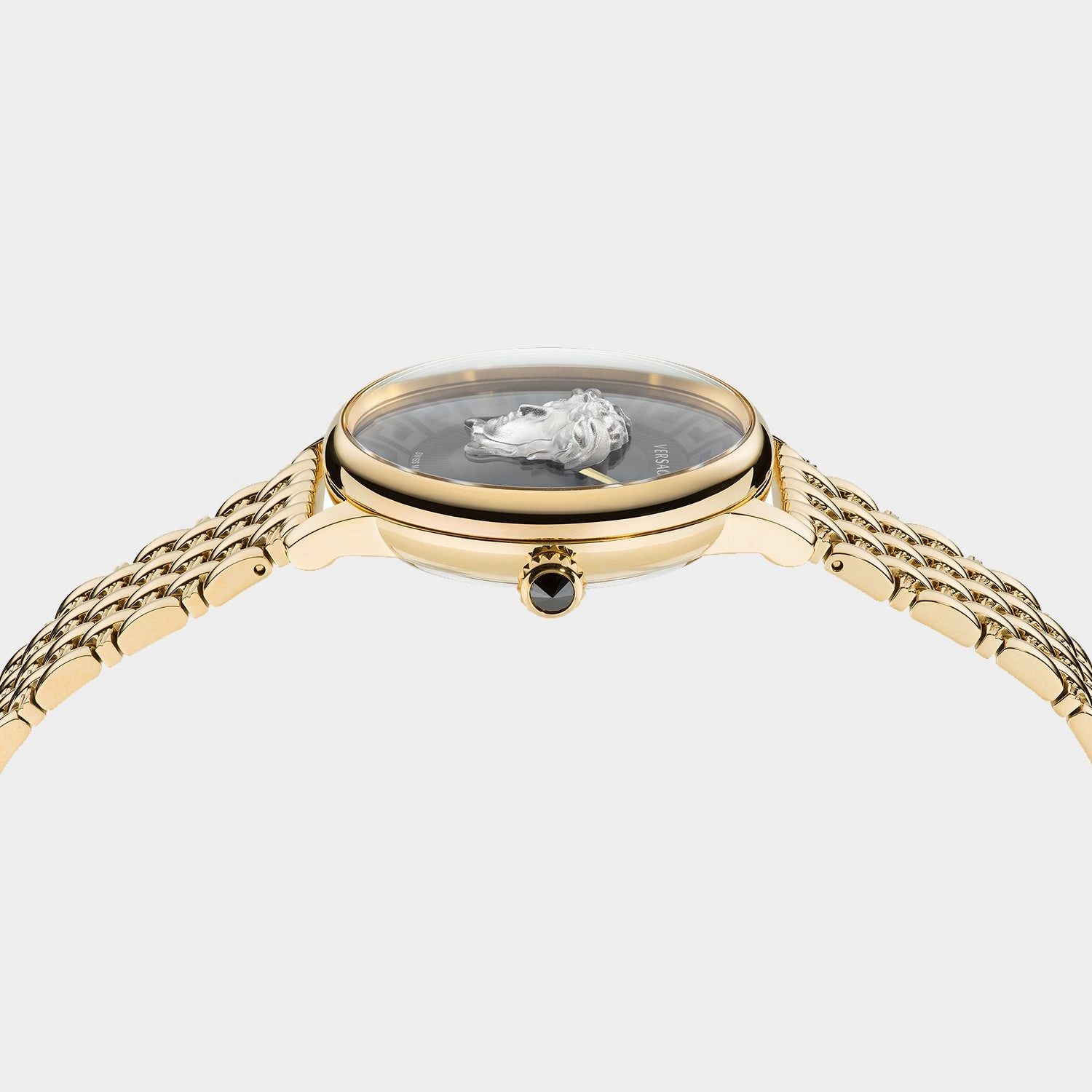 Women Black Analog Stainless Steel Watch VE6F00523
