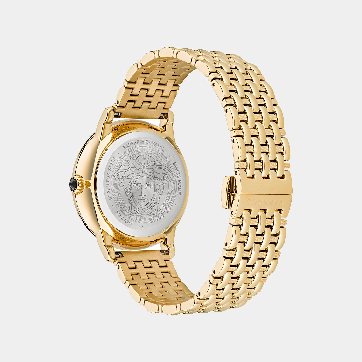 Women Black Analog Stainless Steel Watch VE6F00523