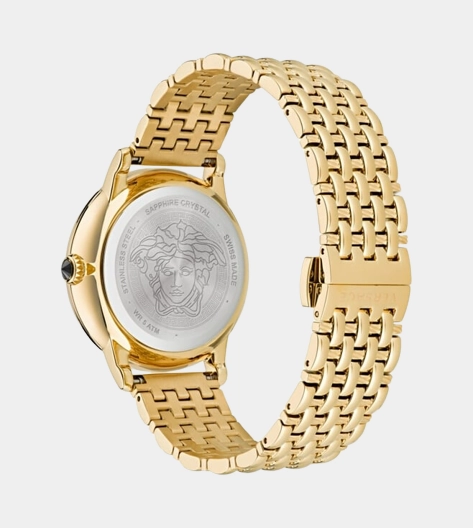 Women Gold Analog Stainless Steel Watch VE6F00623