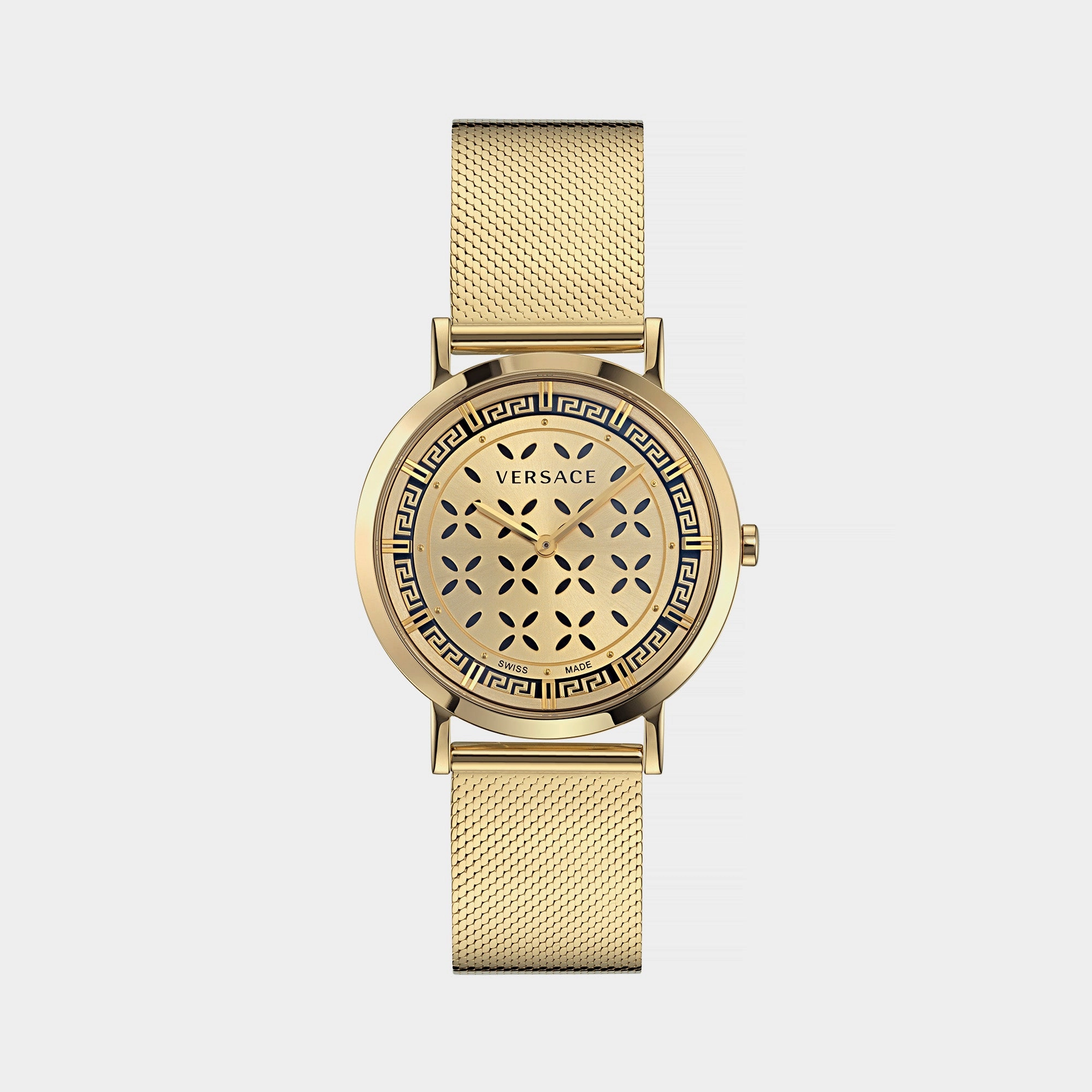 Women Gold-Tone Analog Stainless Steel Watch VE3M01223