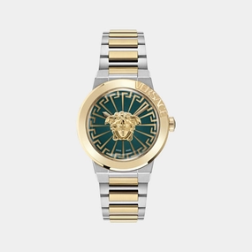 Women Green Analog Stainless Steel Watch VE3F00422